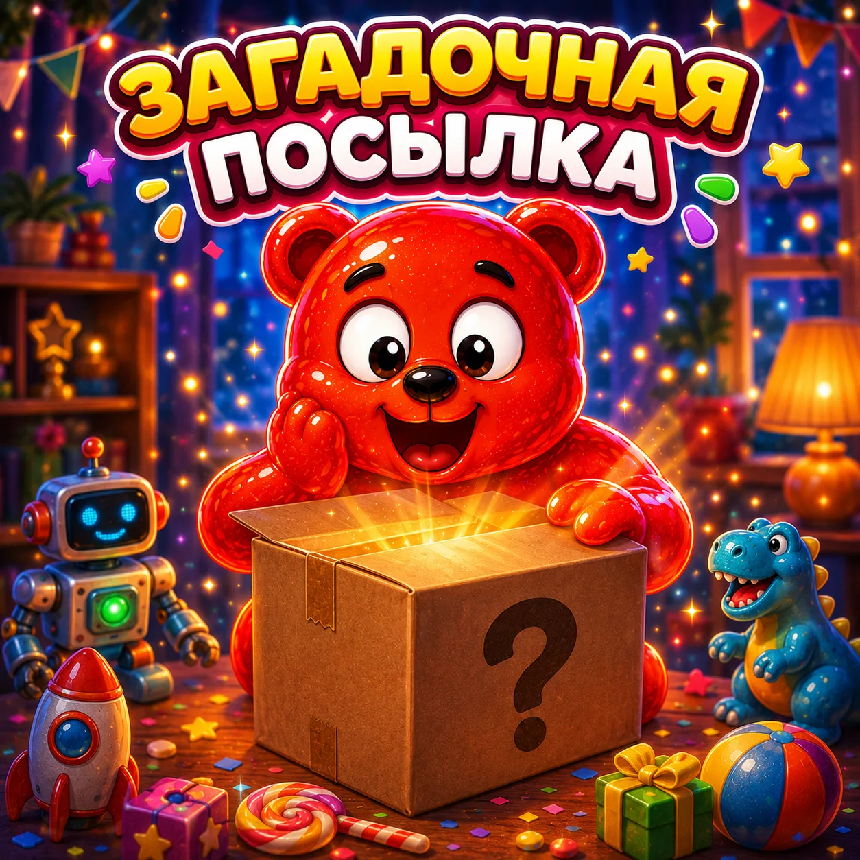 📦🐻 Загадочная посылка

Валерке пришла коробка без подписи 👀

Что может быть внутри?

❤️ — Сладост