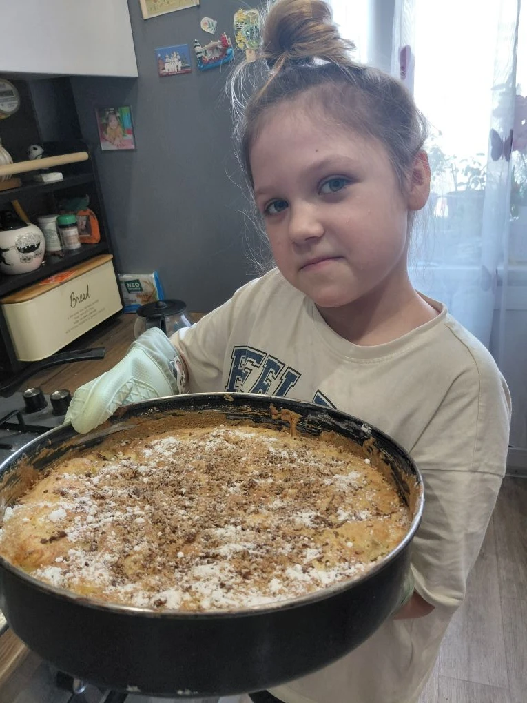 Банановый пирог! Кто сейчас кушает, всем приятного аппетита!
