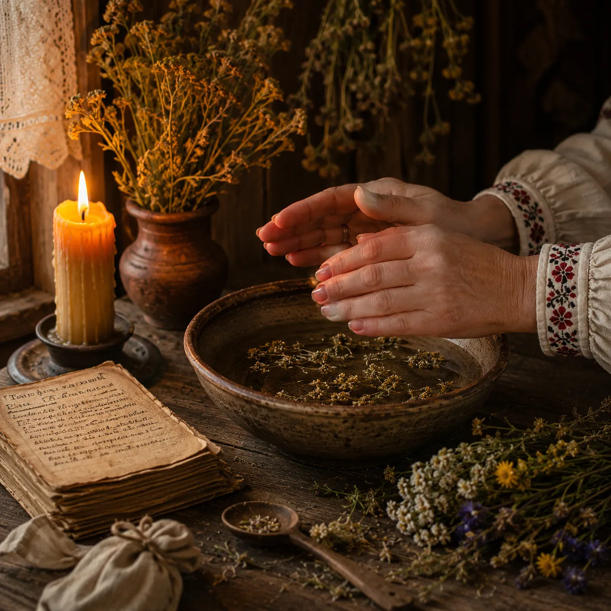 🕯 Шепотки на здоровье

Раньше в каждой деревне была женщина которая знала слова. Не знахарка, не ве