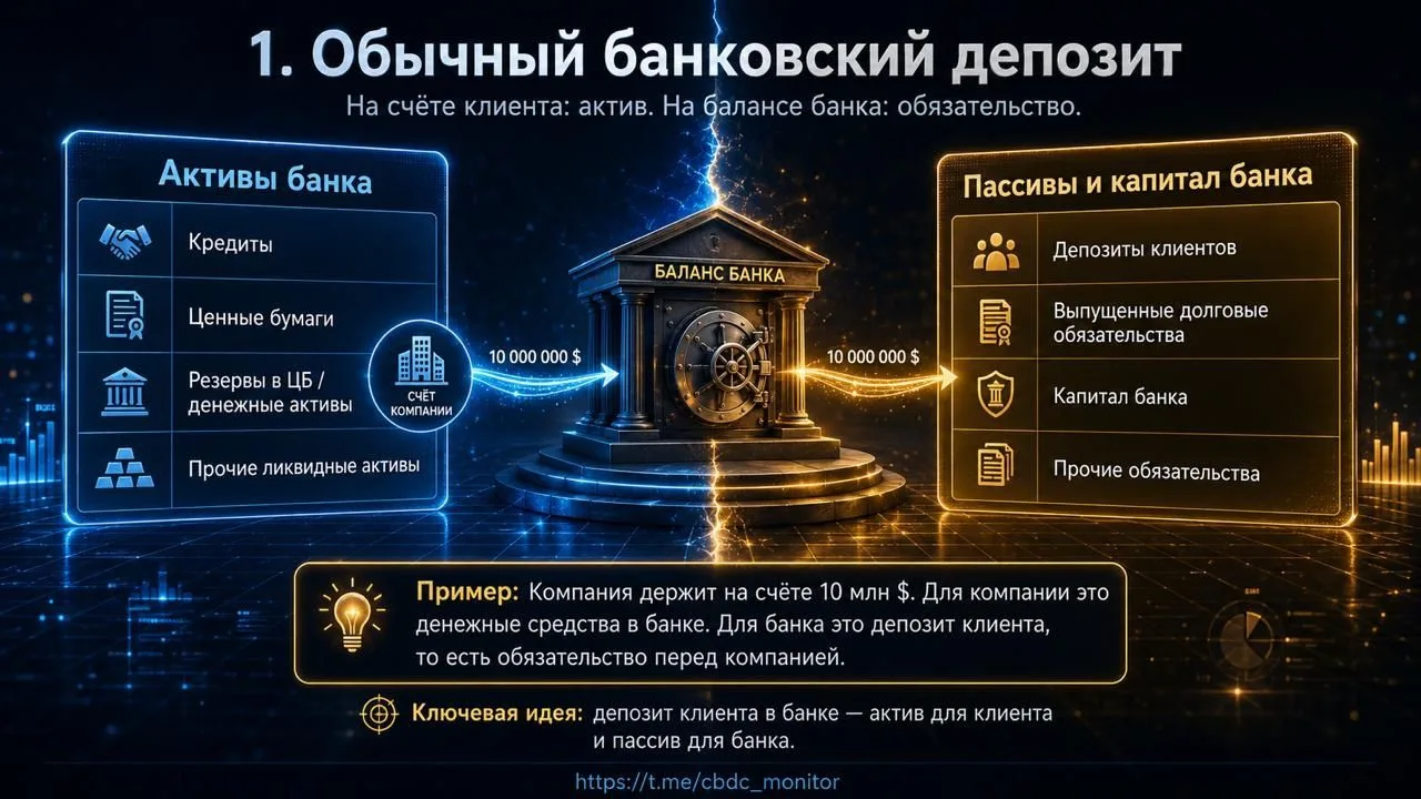Токенизированный депозит: где у банка пассив, а где просто новая технология
 
Один из наших авторов 