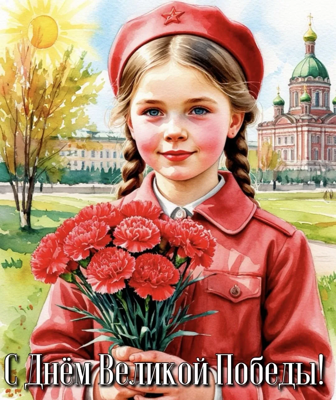 С Днём Победы! Этот праздник напоминает нам о великом подвиге наших предков, о их мужестве и стойкос