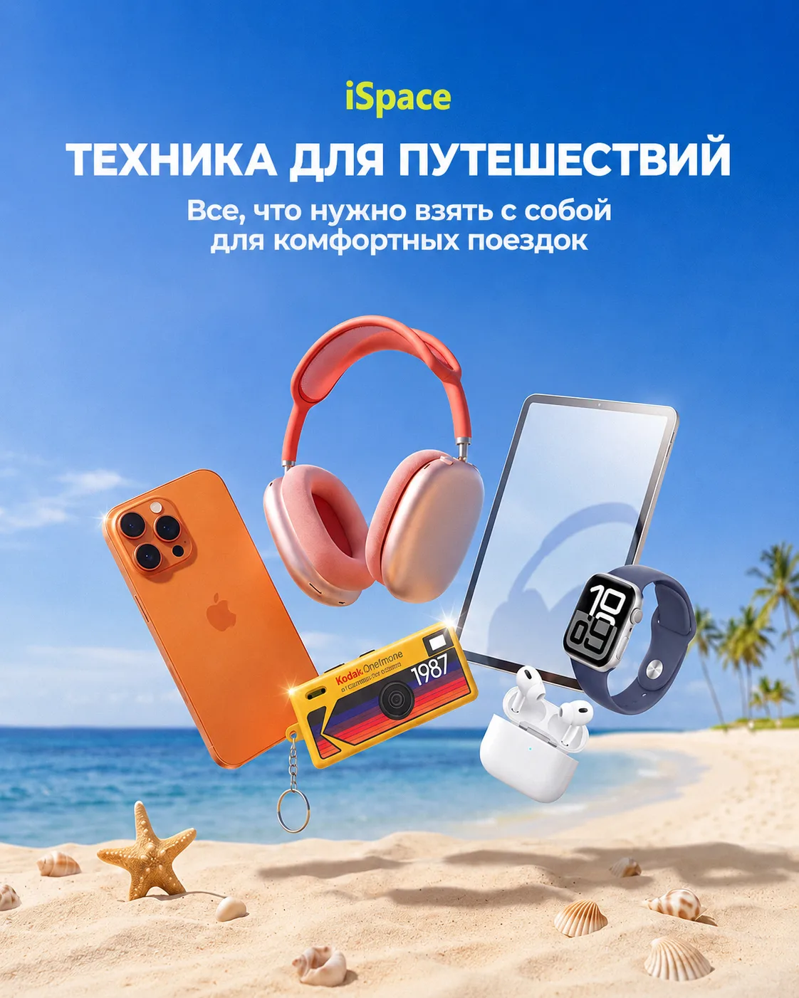 Собрали для вас идеальную подборку техники для летнего путешествия ☀️✈️

❕Цены актуальны на момент п