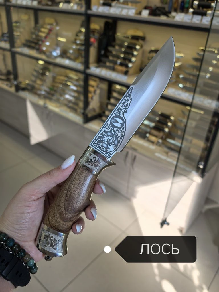 🔥Любителям классики предложу ножи по 5500 р со сталью 100Х13М от ЗЛАТКО:

Турист, ТТХ: 290(165)*34*