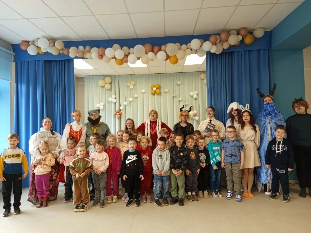 В канун дня рождения А. С. Пушкина воспитанники нашего детсада посетили Старицкий педколледж  и посм