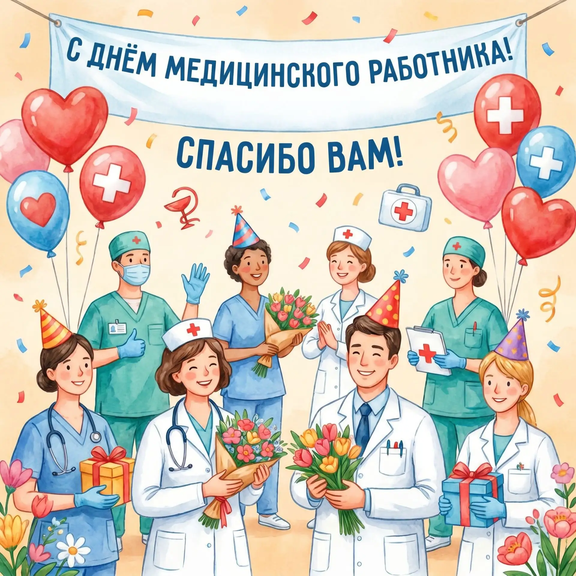 Страна отмечает День медицинского работника. Я искренне присоединяюсь к поздравлениям!
 
Работа врач