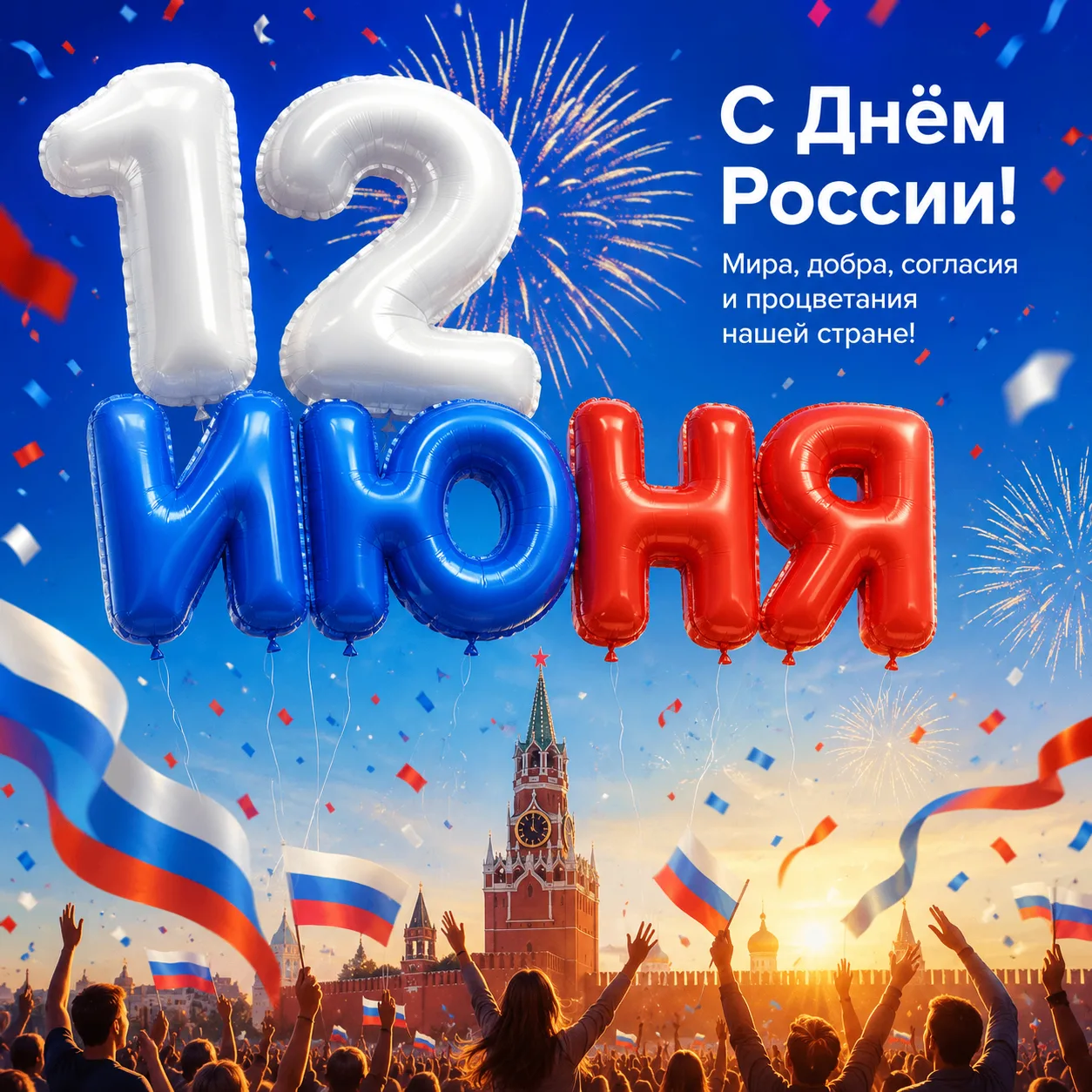 🇷🇺 С Днём России! 

Россия — это люди, а люди — это мы с вами. Поэтому желаю, чтобы мы с вами были
