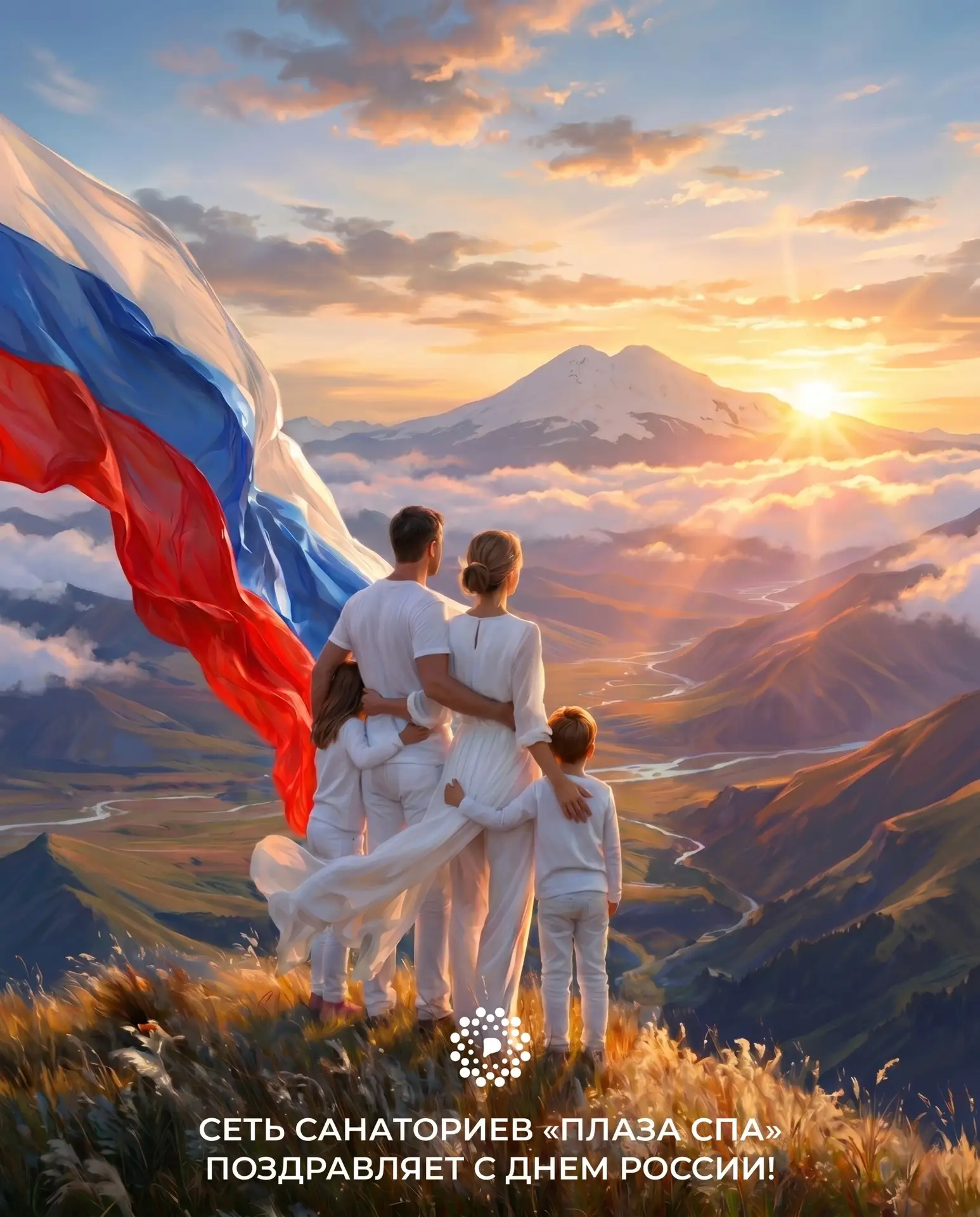 🇷🇺Сеть санаториев «Плаза СПА» поздравляет с Днём России!