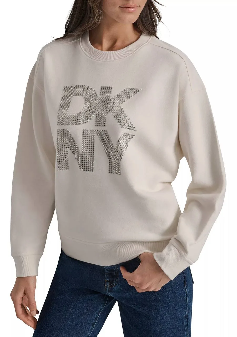 Свитшот DKNY JEANS
Women's Crew Neck Rhinestone Logo Sweatshirt
❗️3500₽ + доставка