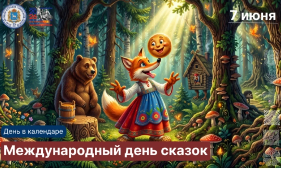 Международный день сказок отмечается ежегодно 7 июня.

Это неофициальный, но очень любимый праздник,