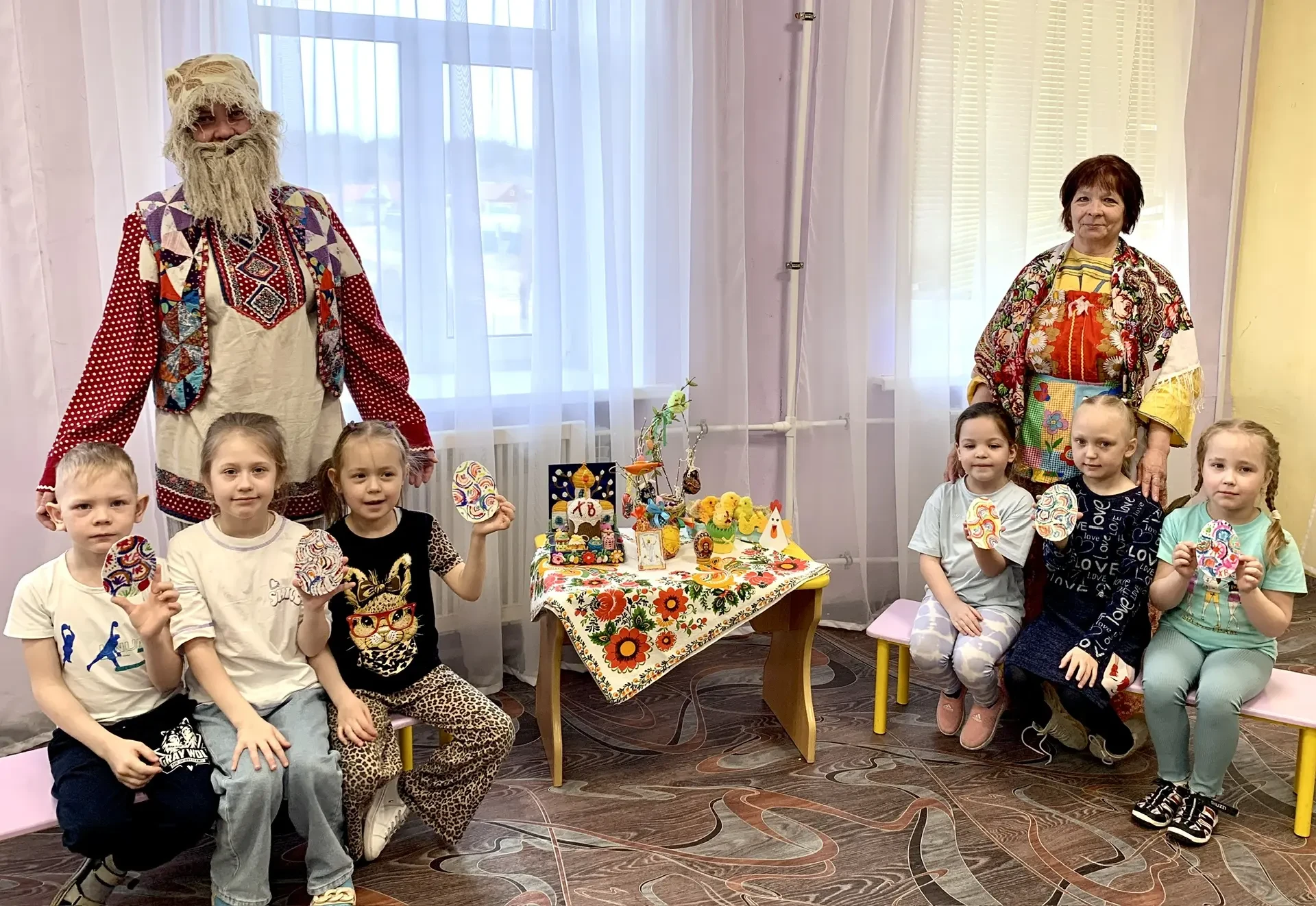 Пасхальные традиции.    Сегодня воспитанники детского сада "Тополек" стали участниками пасхального п