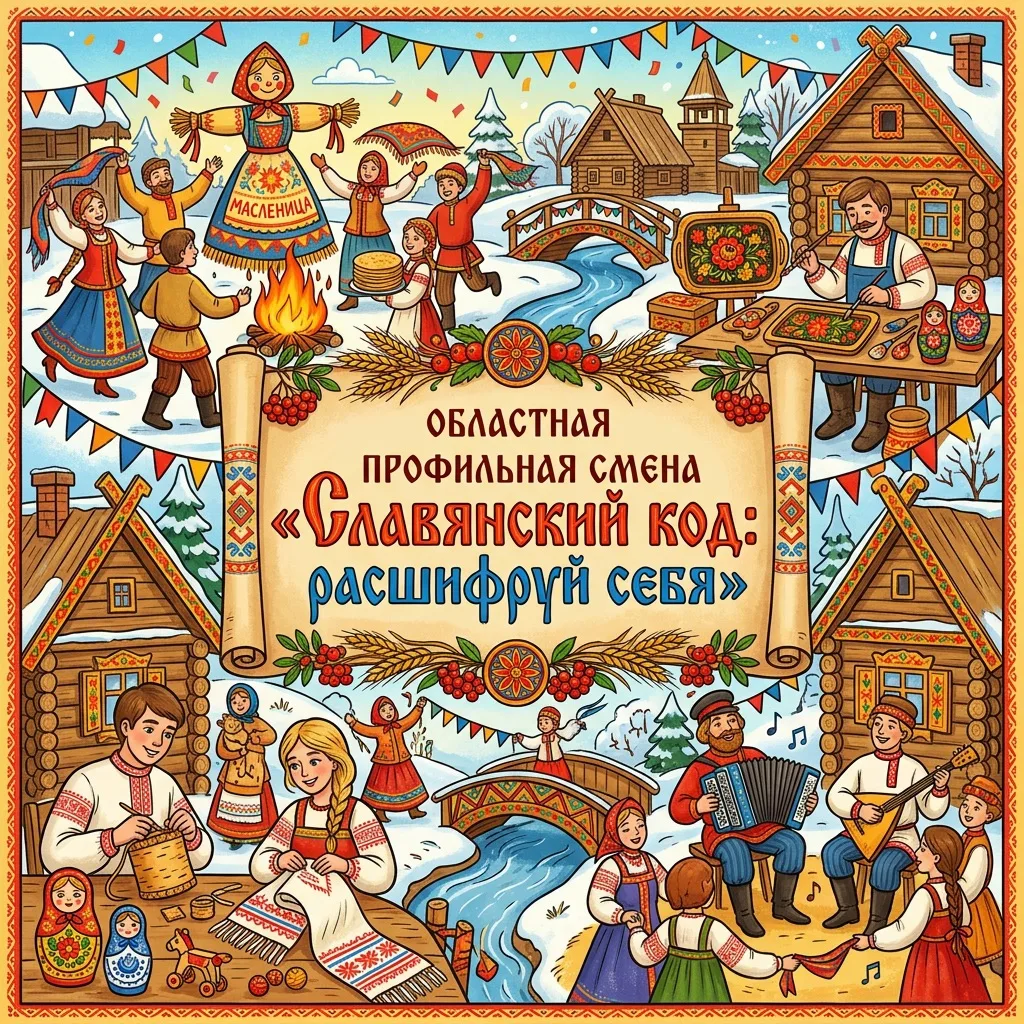 ✨ Лето 2026: Открой в себе славянские корни! ✨ 
 
Приглашаем активных и любознательных ребят Новосиб