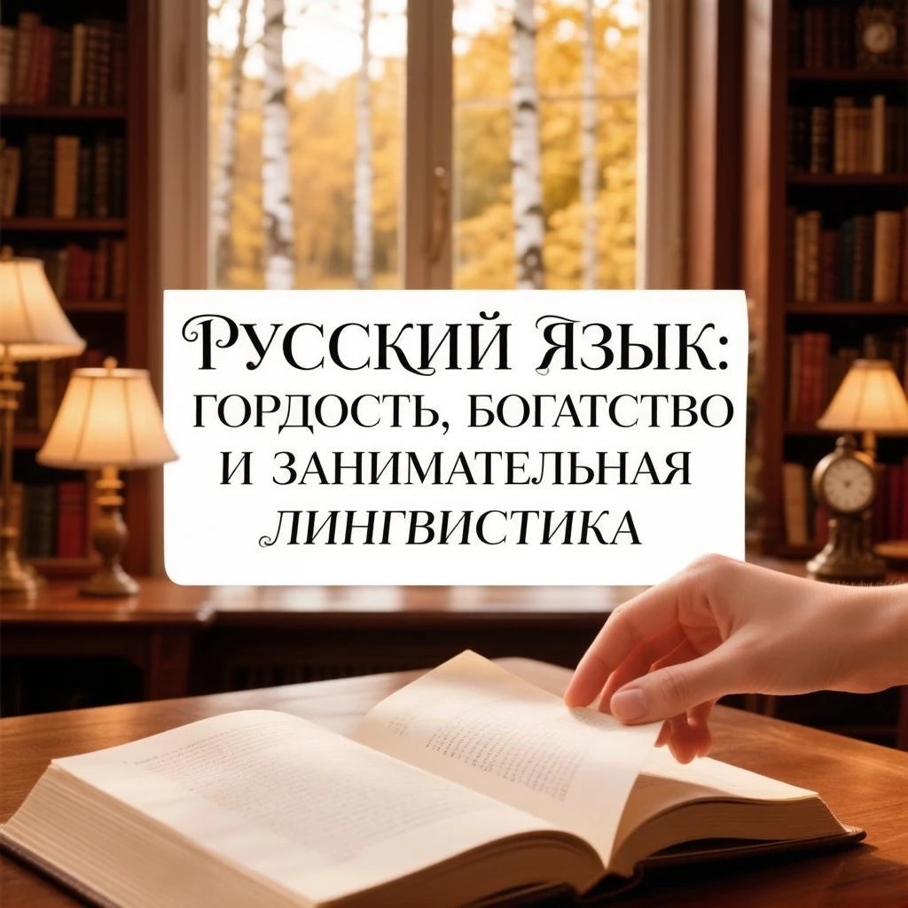 🇷🇺 Русский язык: гордость, богатство и занимательная лингвистика.
Сегодня — о русском языке, котор