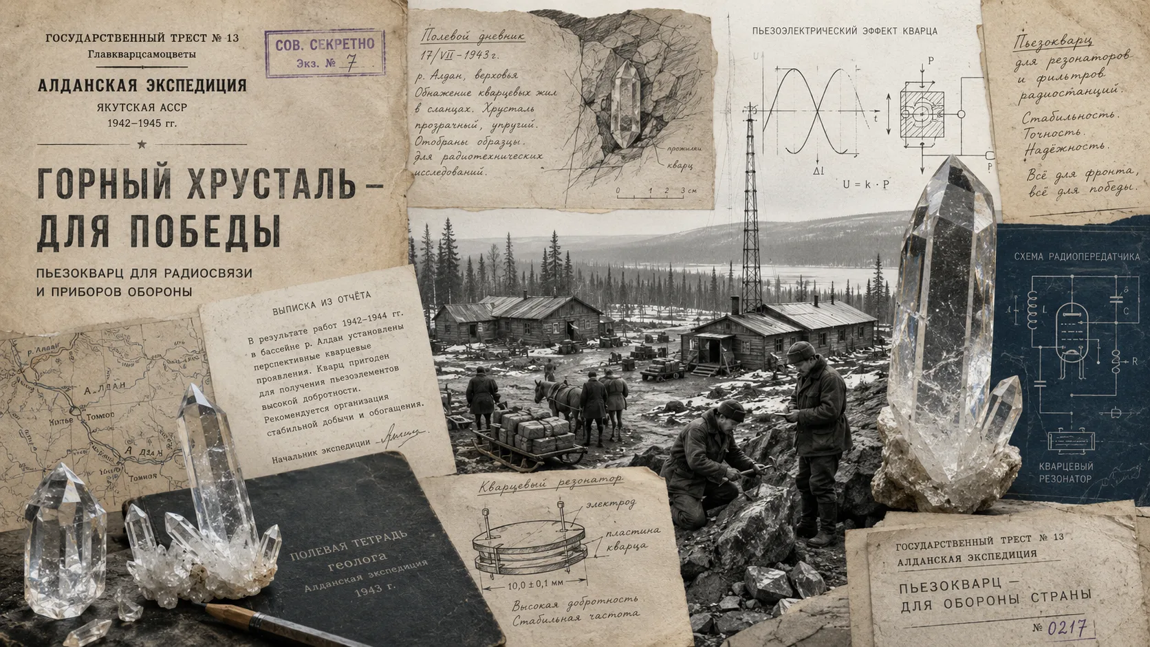 В разделе посвященном Великой Отечественной войне опубликована историческая статья «Из истории Алдан