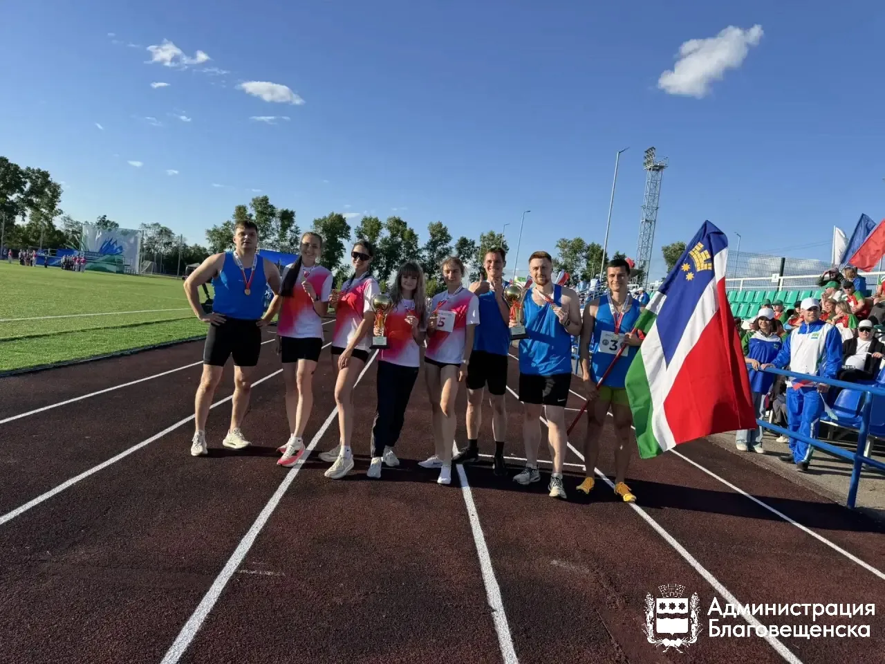 🏆Победа на старте: Благовещенск выиграл эстафету на открытии спартакиады городов 

🏋🏻В Белогорске