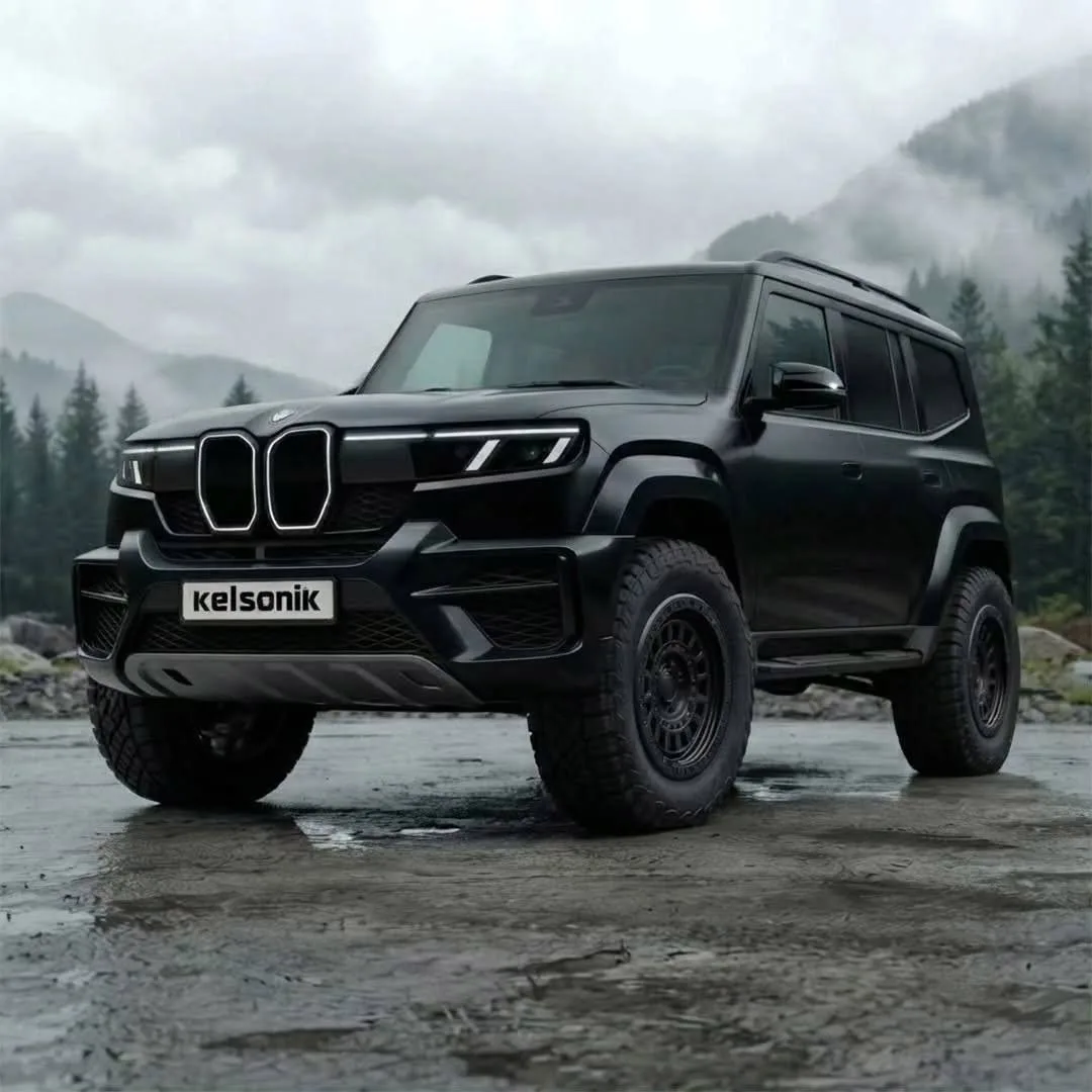В сети появились новые рендеры первого настоящего внедорожника от BMW — это прямой конкурент Гелику.