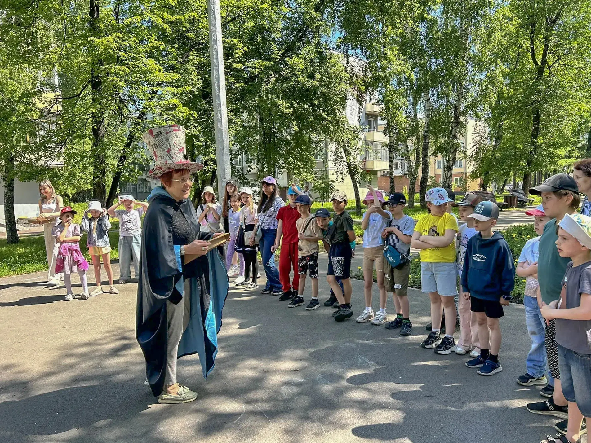 ☀️ Летом Станция юных натуралистов встречает ребят из пришкольных лагерей Центрального района игрово