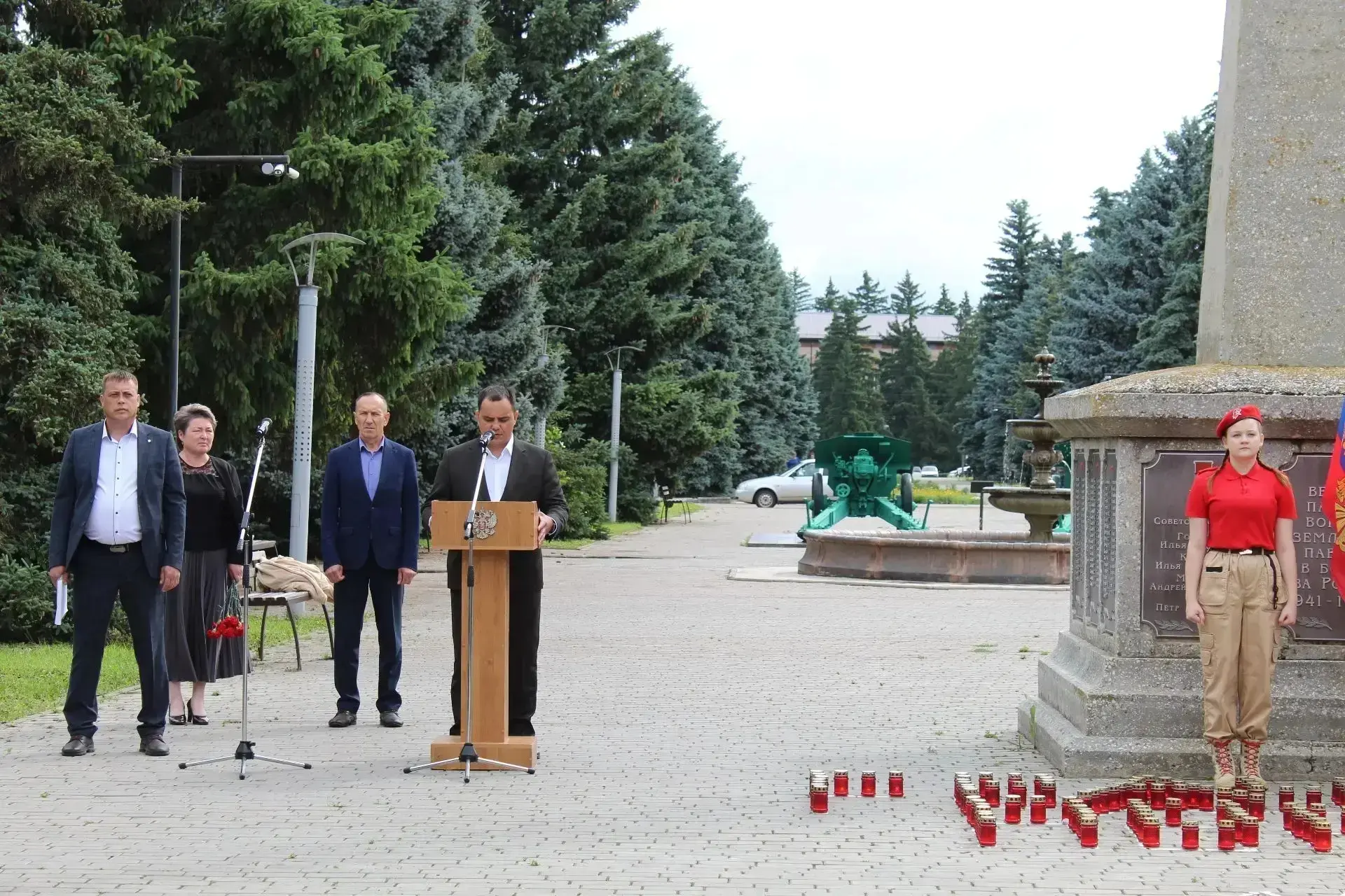 🔥Сегодня у обелиска воинам-землякам - участникам Великой Отечественной войны  прошел митинг, посвящ