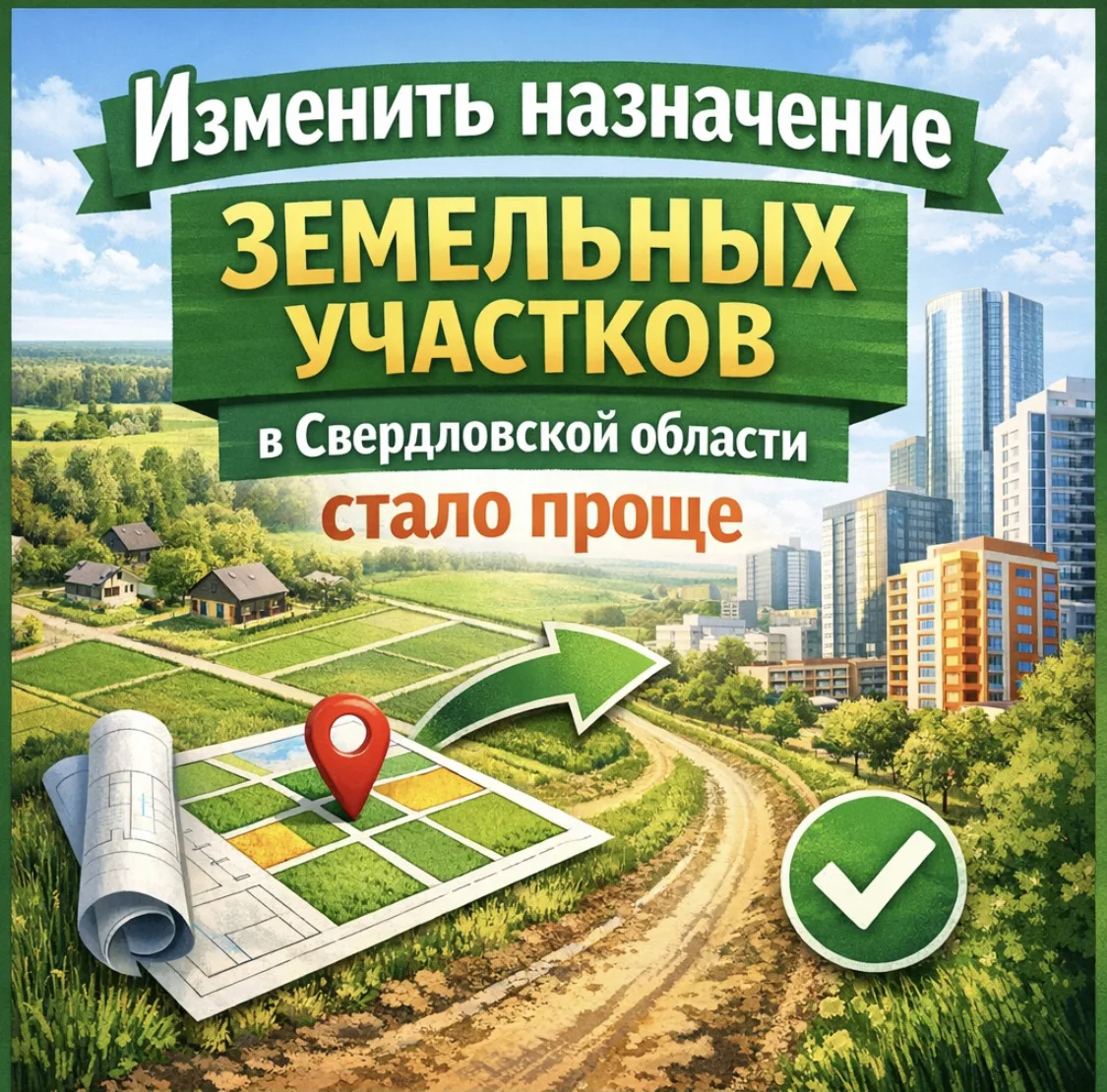 🏡 С 1 марта в силу вступил закон № 295-ФЗ, который упрощает жизнь владельцам участков и застройщика
