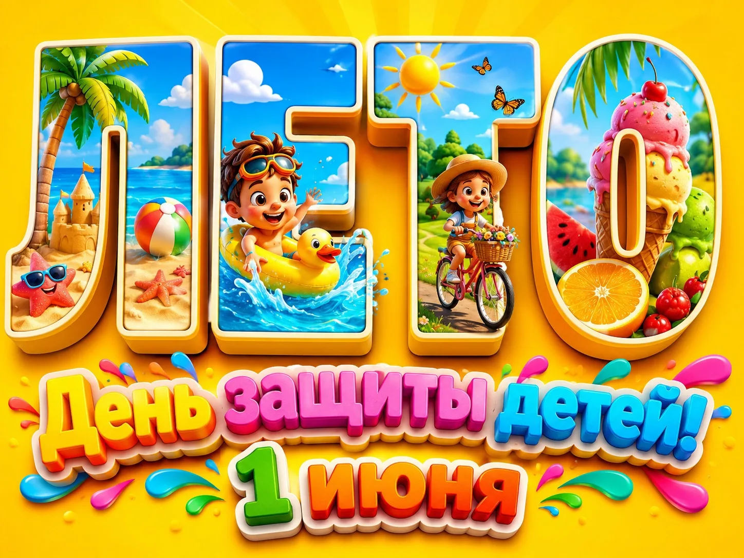 🎈 С Днём защиты детей! 🌟

Дорогие наши ребята и уважаемые родители! Сегодня особенный день — празд
