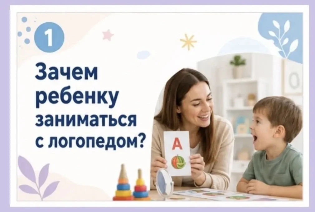 🤗Речь — это ключ к успеху: зачем ребенку логопед?
🍀Многие думают, что логопед работает только с бу