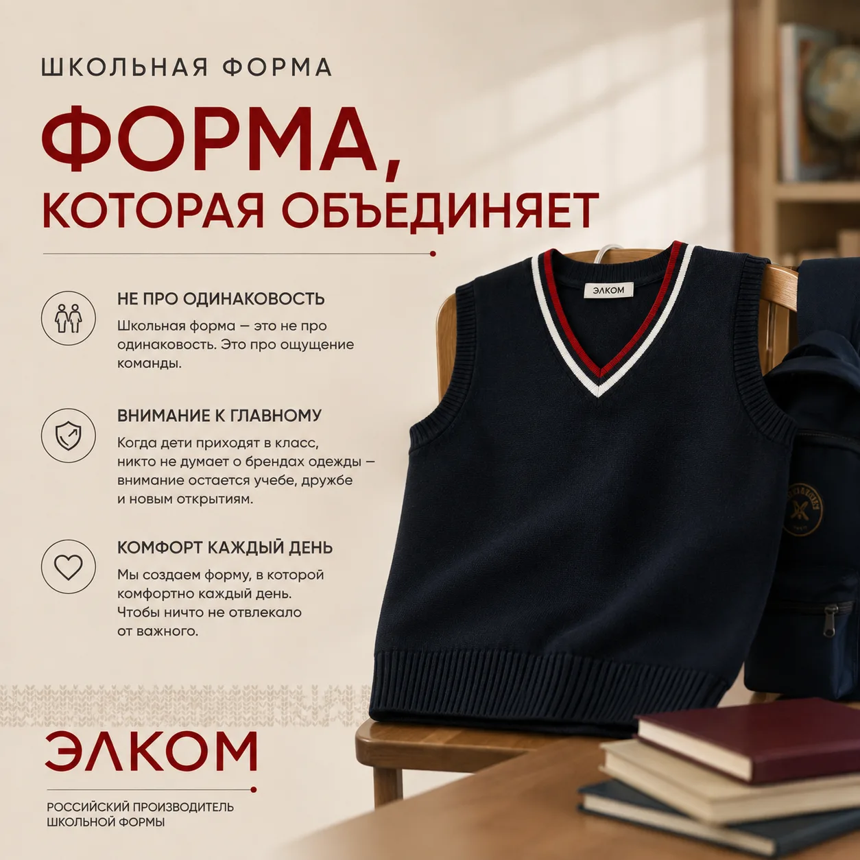 Наша школьная форма объединяет учащихся и создает ощущение причастности!