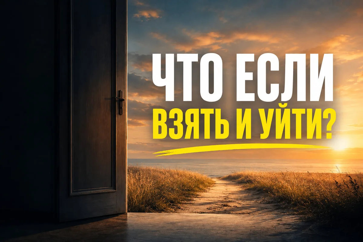 Новое на Дзен
Что если взять и уйти?

Сегодня расклад не для всех. Но если хотя бы одной моей подпис