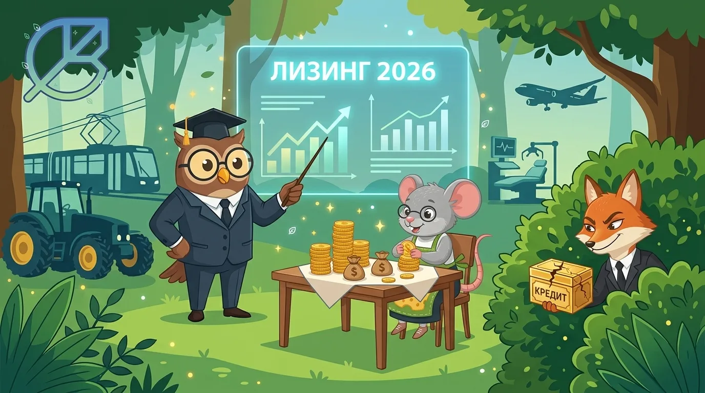 Лизинг в 2026: почему бизнес выбирает его вместо кредита

С повышением НДС до 22% и налога на прибыл