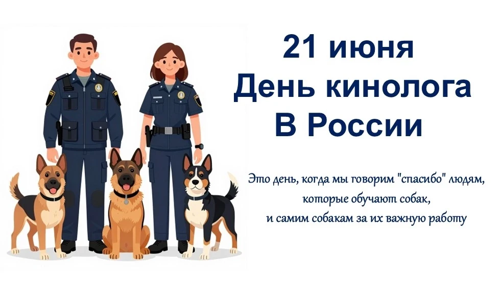 21 июня в России отмечают День кинолога — профессиональный праздник специалистов, работающих с собак