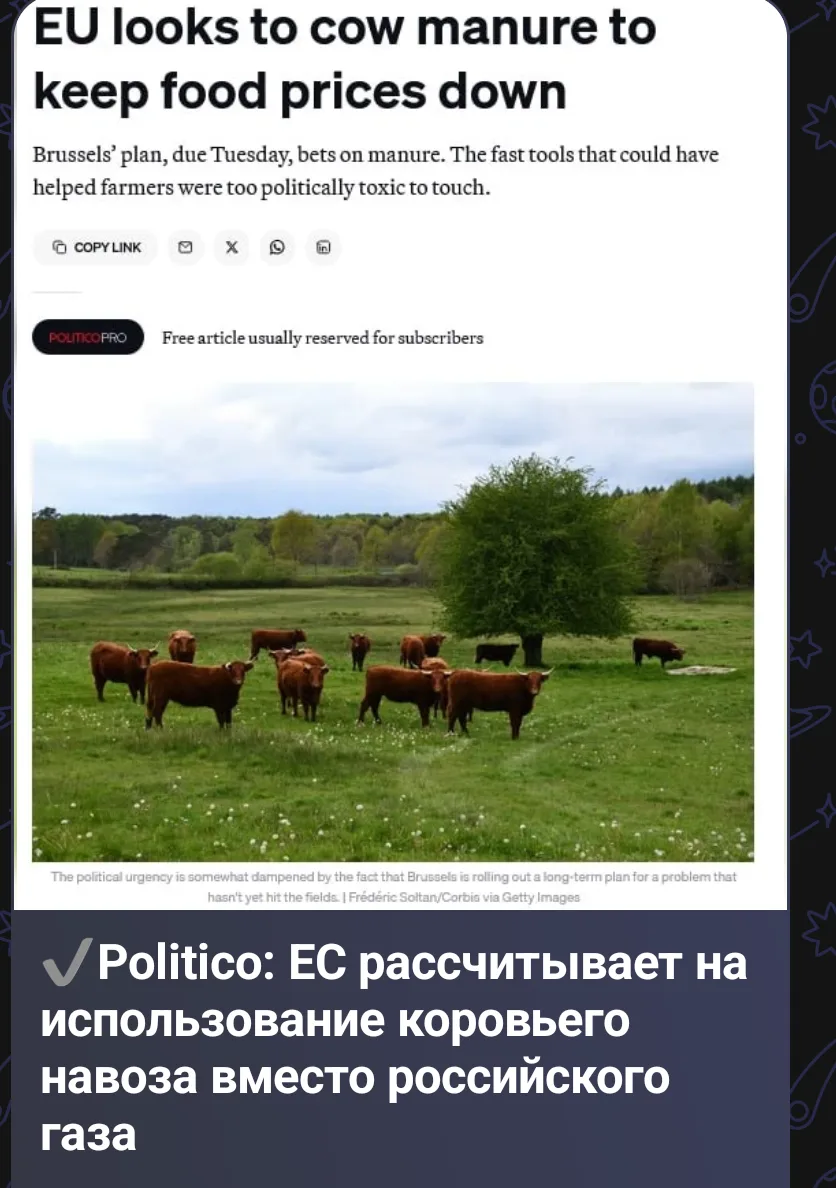 кизяк он такой - передовой и экологичный)))