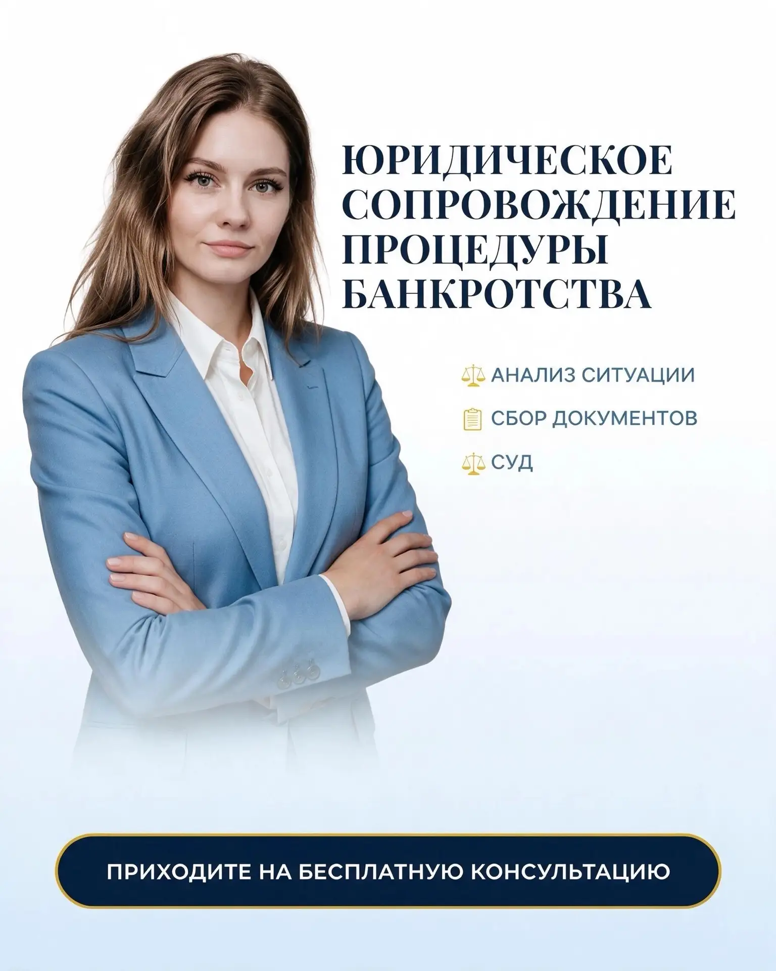 Не справляетесь с кредитами? Оцените возможность банкротства с юристом.

Я помогаю людям в таких сло