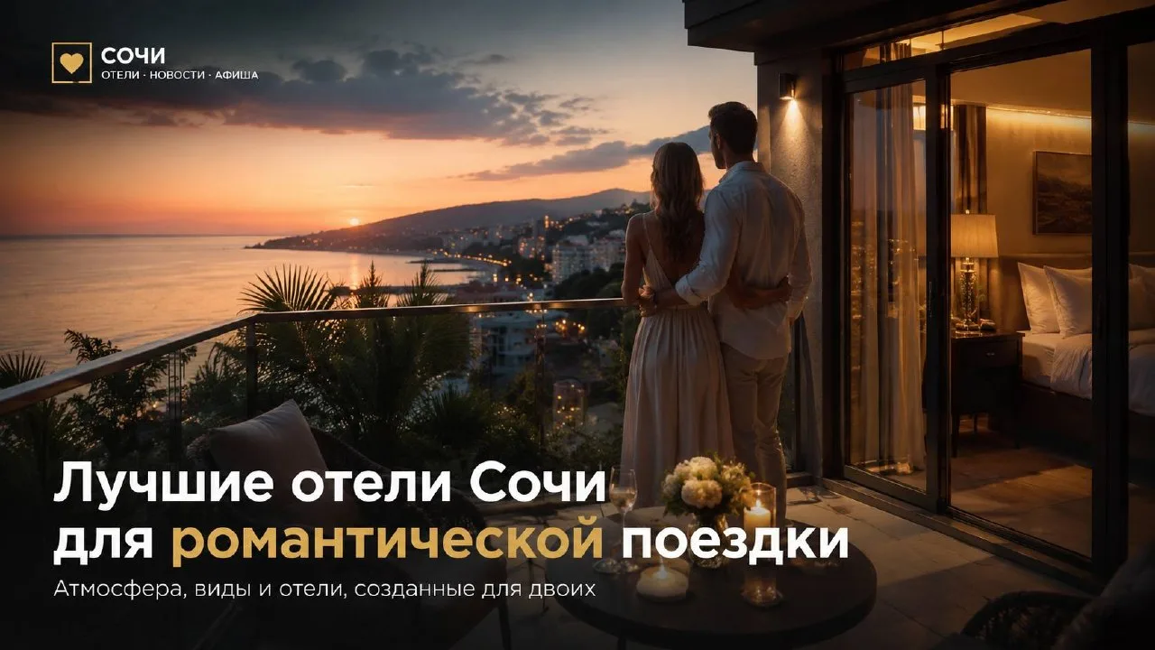 Лучшие отели Сочи для романтической поездки

Романтический отдых в Сочи — это не только море и краси
