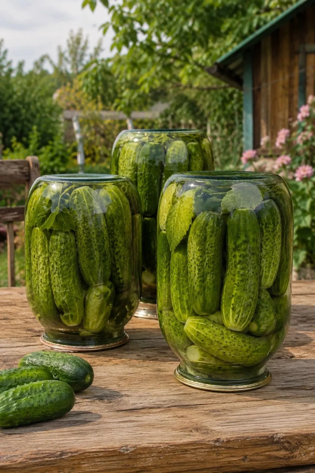 ОЧЕНЬ ВКУСНЫЕ ОГУРЧИКИ НА ЗИМУ — ХРУСТЯЩИЕ, АРОМАТНЫЕ И ПРОВЕРЕННЫЕ ГОДАМИ ✍️🤤
 
Этот простой рецеп