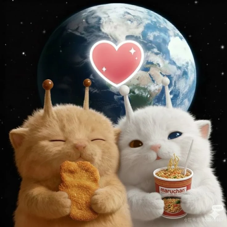 Коты инопланетяне 👽

❤️ — нужно больше аватарок
🔥 — еще большеееее

Кексики, накидайте в комментар