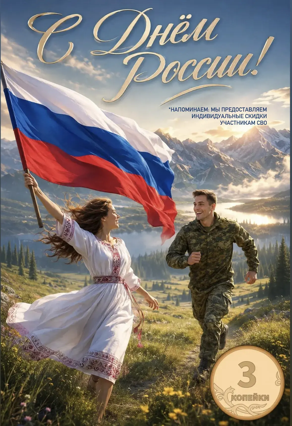С праздником, с Днём России! 🇷🇺

12 июня — особенный день для каждого из нас. Это праздник нашей в