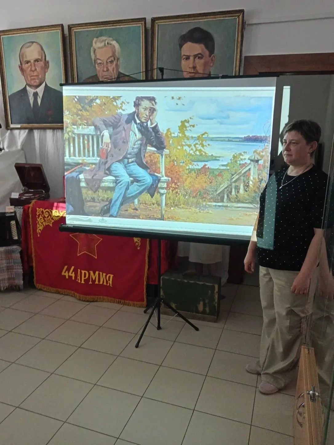 Сегодня в Белоглинском историко-краеведческом музее в рамках проекта «Пушкинская карта» состоялась э