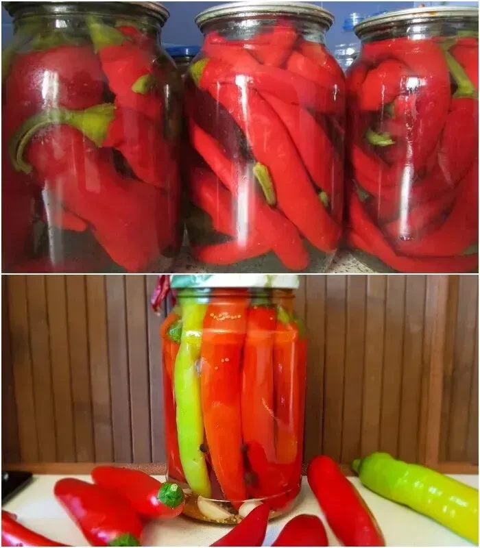 Теперь выращиваю больше острого перца ради такой закуски, ведь маринованный перец невероятно вкусный
