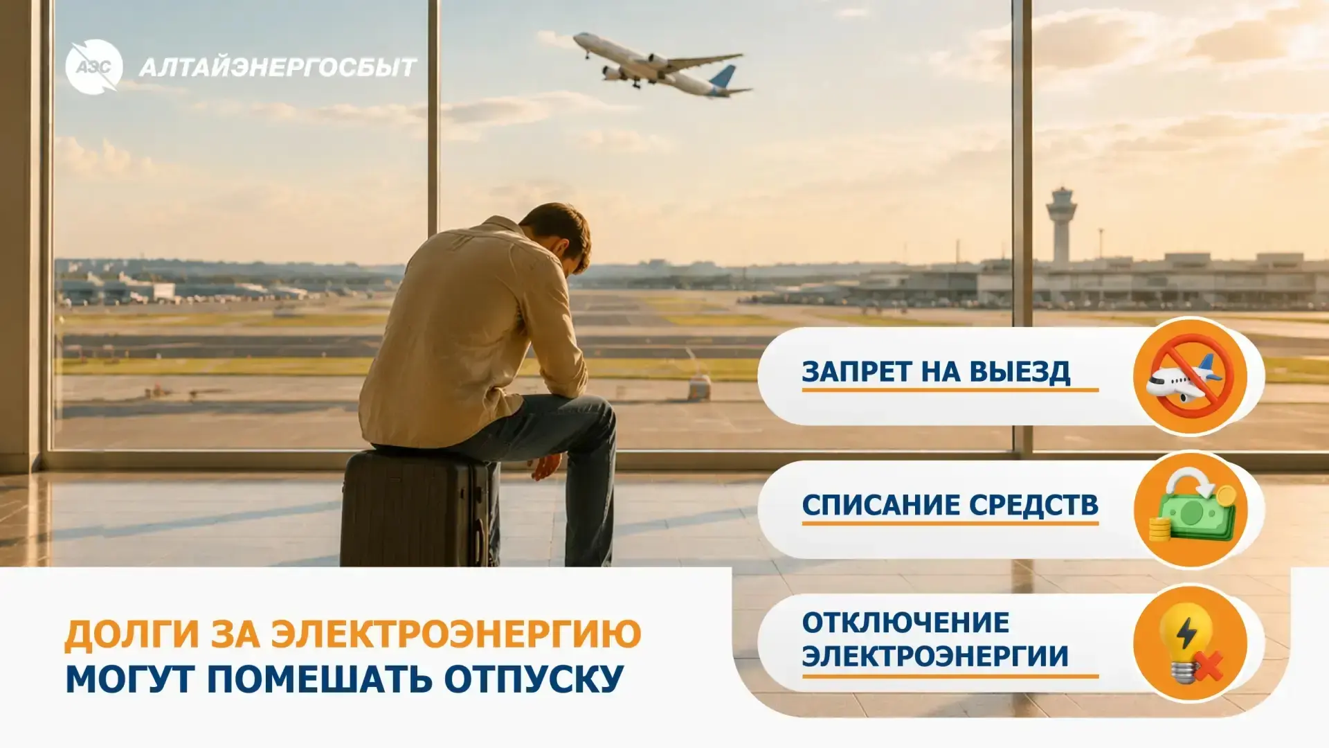 ☀️ Перед отпуском проверьте счета за свет!

Отдых может не состояться, если вы в числе должников.

У