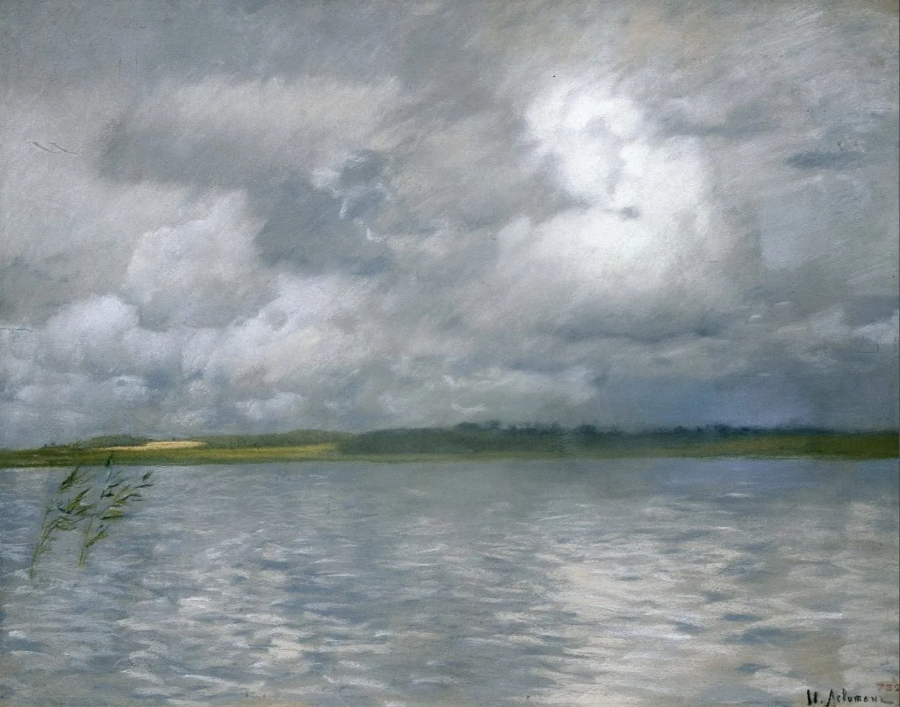 «Хмурый день», 1895»
Бумага, пастель 48 х 62 см

— Левитан Исаак Ильич
 (1860-1900)

📍Государственн