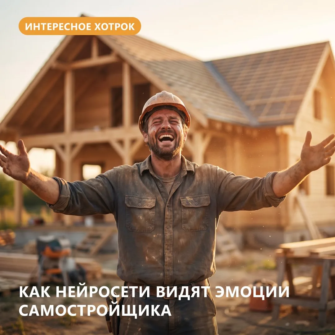 Как нейросети видят эмоции самостройщика 🤖 🔨

Стройка — это американские горки. С утра ты король м