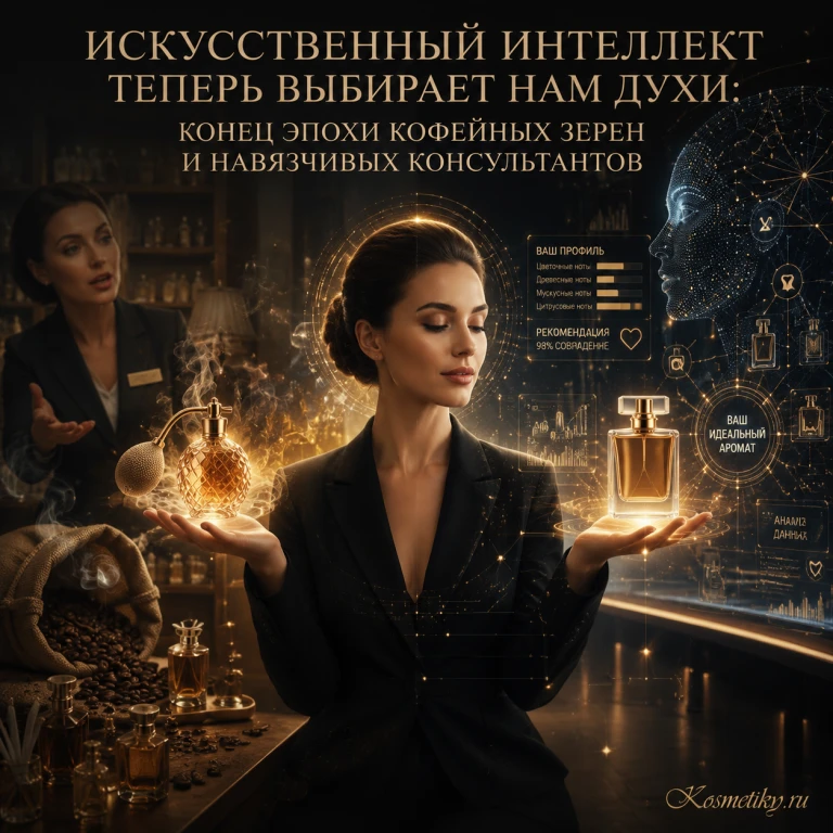 Искусственный интеллект теперь выбирает нам духи: конец эпохи кофейных зерен и навязчивых консультан