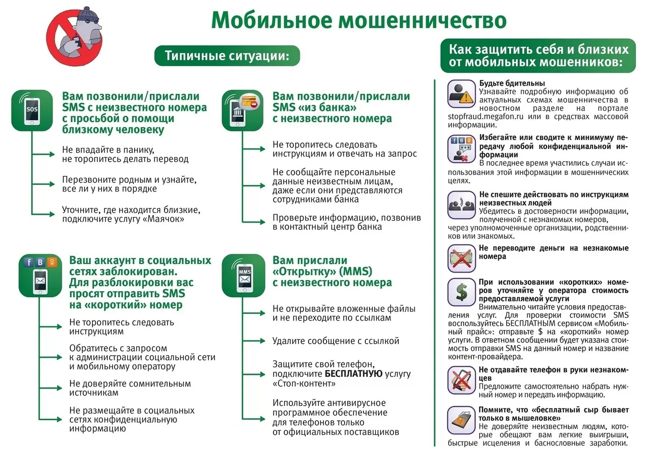 Типовые схемы телефонного мошенничества:
1. «Родственник попал в беду»: неизвестное лицо, по незнако