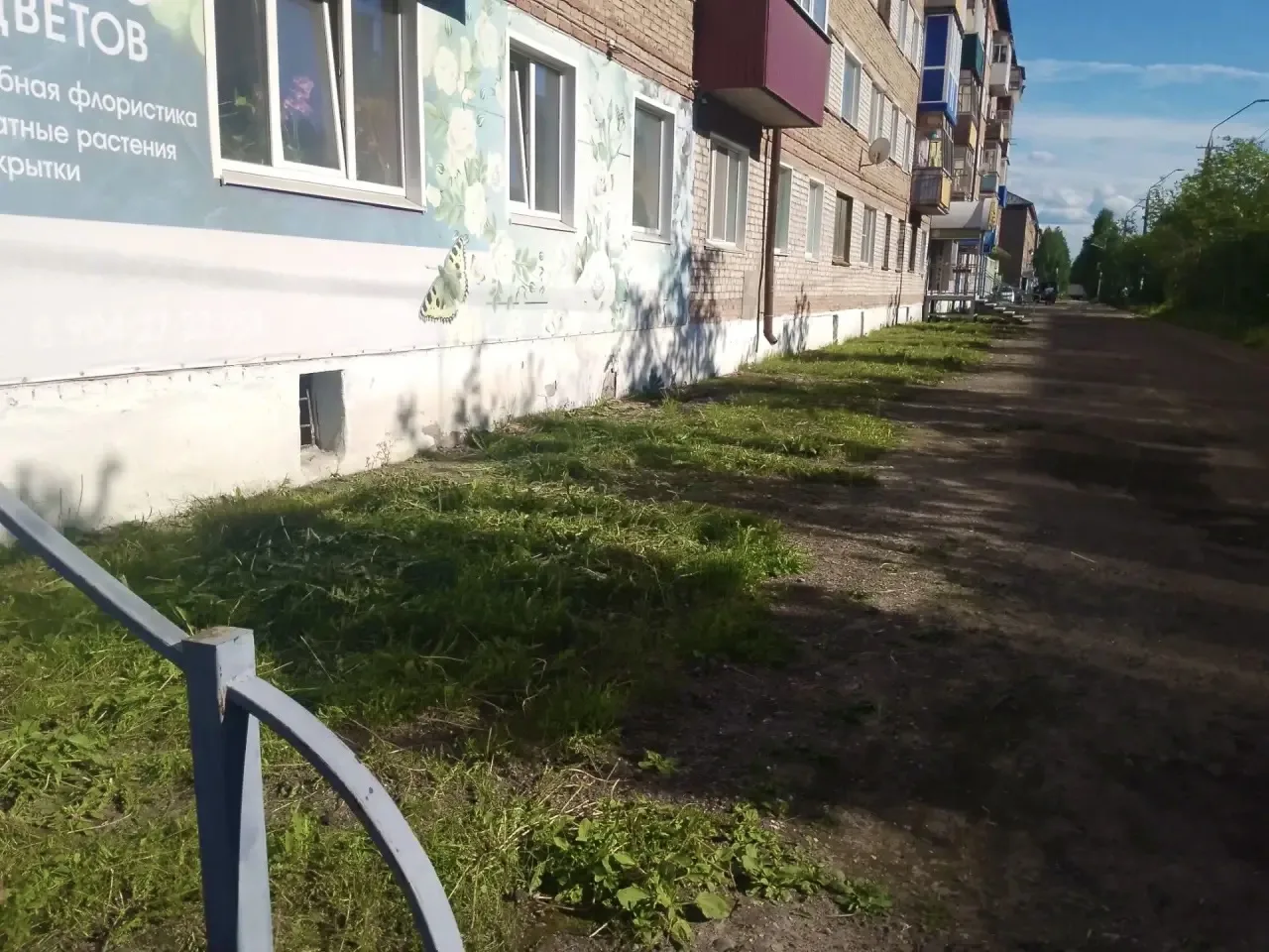 Выполнили покос травы на придомовых территориях домов №60,№64,№66 по ул.Социалистической.