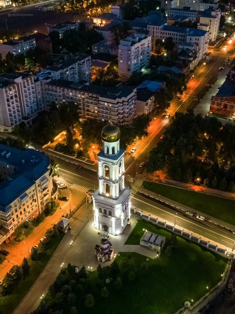 🏛 Храм святителя Николая в колокольне, Самара
#СамарскаяОбласть

📌 Колокольня была восстановлена п