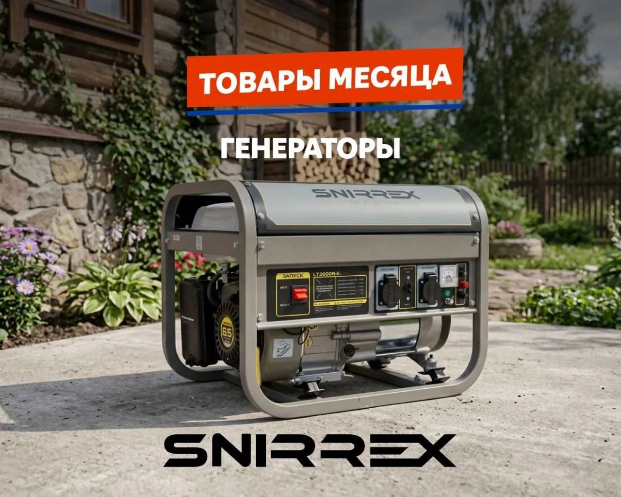 Начало лета — время быть готовым ко всему! ☀️ 

В акции «Товары месяца» — генераторы со скидкой. Отл