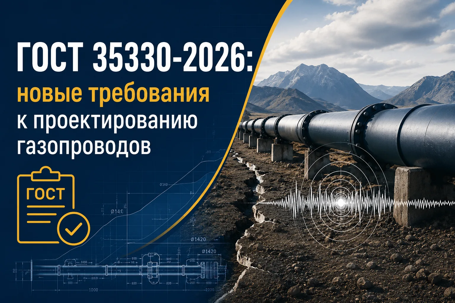 ❗️Введён стандарт для проектирования газопроводов в зонах высокой сейсмичности

С 1 июня 2026 года в