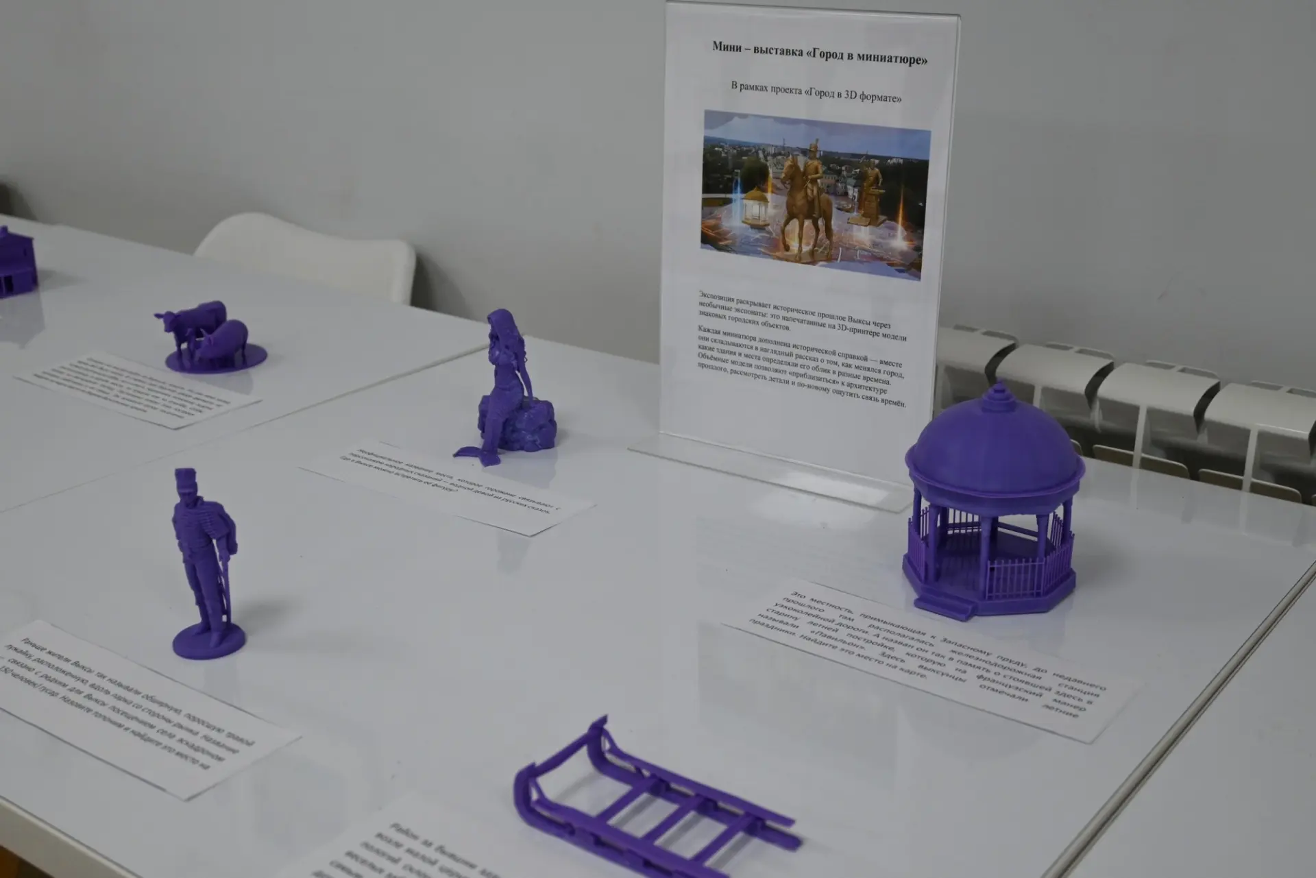 Выставка 3D-моделей исторических зданий

🏛 В Центральной библиотеке города Выкса начала работу мини