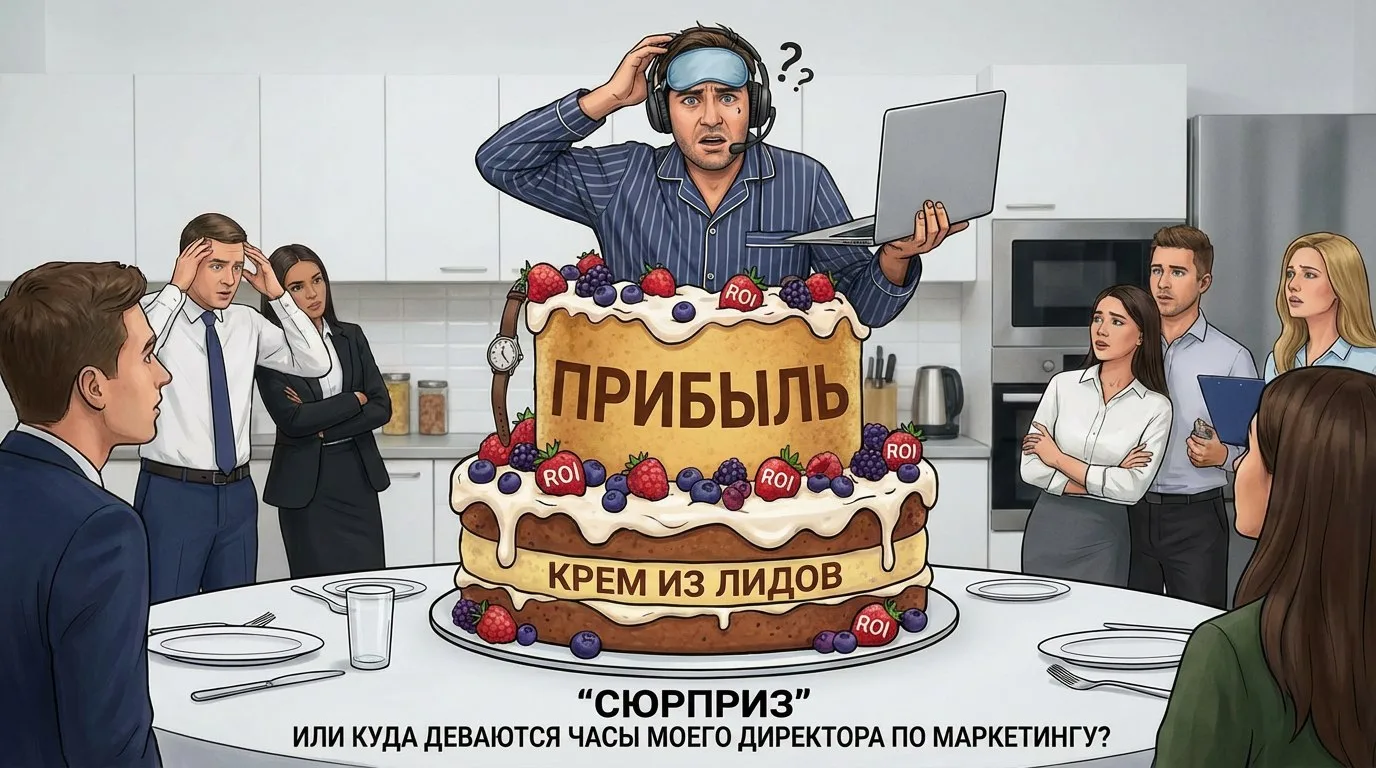 Проблема: "Заказной торт в стиле "сюрприз", или Куда деваются часы моего директора по маркетингу?"

