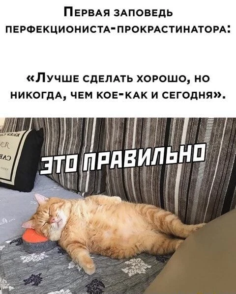 ОЙ, ВСЁ...

Чем больше я изучаю прокрастинацию, ту самую особенность, которая заставляет откладывать