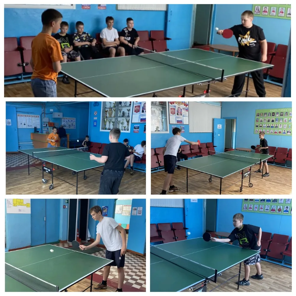 ☀️🏓🌈Одним из самых популярных развлечений в лагере дневного пребывания «ОЛИМП» стал настольный тен