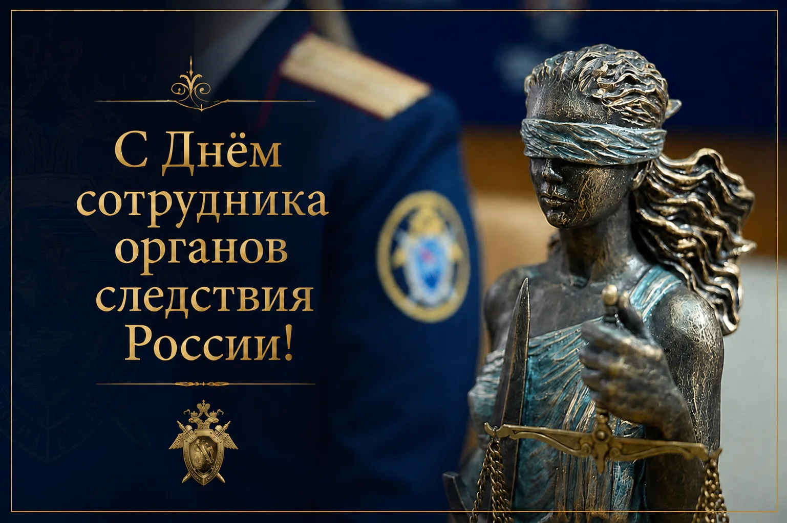 С Днём сотрудника органов следствия России поздравляю всех действующих следователей и ветеранов служ